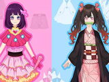 Gra Lalka Anime Własnoręcznie: Cosplay Dziewczyny