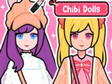 Gra Dziennik Papierowej Lalki: Lalki Chibi