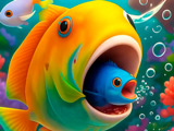 Gra Fishdom: Rybka Zjada Rybkę