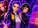 Gra K-pop 2048 z Hantrix