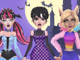 Gra Makijaż na Halloween: Salon Urody Dla Potwornych Dziewczyn Gra Makijaż na Halloween: Salon Urody Dla Potwornych Dziewczyn
