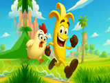 Gra Kurczak i Banan: Bieg
