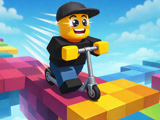 Gra Obby Parkour Wyścig na Hulajnodze