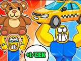 Gra Symulator Kulturysty w Mieście: Robbie +1 w Sekundę
