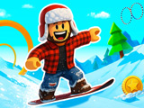 Gra Śnieżny Jeździec Obby Parkour