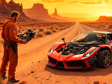 Gra Zbuduj Swoje Ferrari: Dziki Zachód