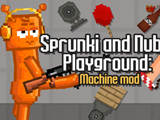 Gra Sprunki i Nubik Playground: Machine Mod