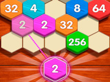Gra Strzelaj 2048 Hexa