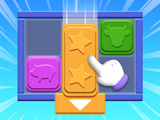 Gra Kolorowe Drewniane Klocki: Animal Jam
