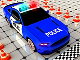 Gra Uczymy Się Parkować Samochód Policyjny