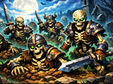 Gra Armia Zombie: Wojna Szkieletów