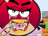 Gra Angry Birds u Dentysty