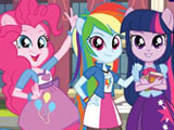Gra Polowanie na Cyfry w Szkole Canterlot