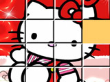 Gra Ułóż Kitty z Kwadratów Gra Ułóż Kitty z Kwadratów
