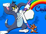 Gra Tom i Jerry Kolorowanka